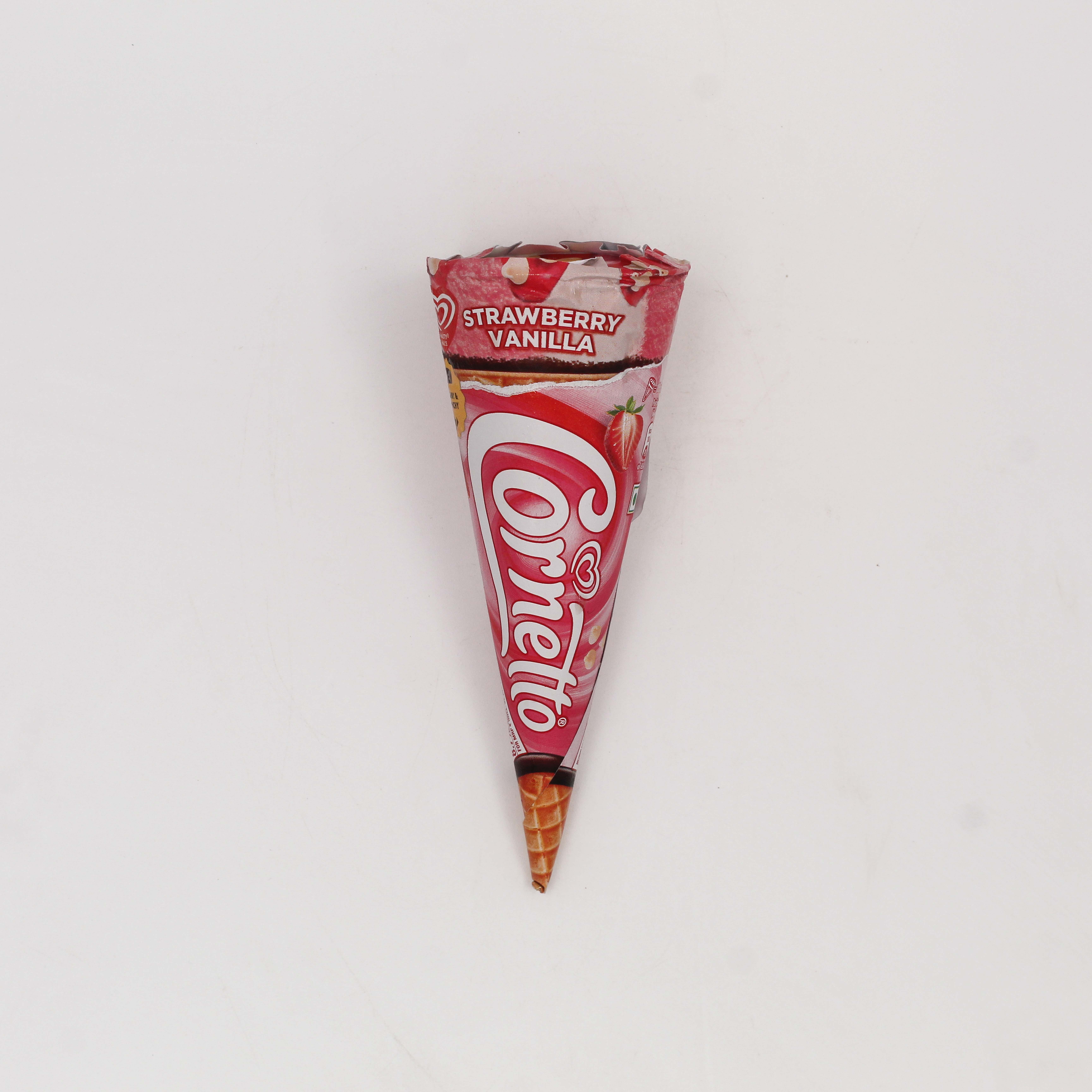 Kwality Walls Cornetto Strawberry Vanilla